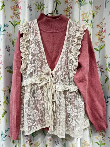 니트와 베스트 세트