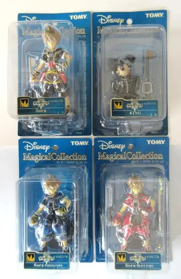 디즈니 매지컬 컬렉션 킹덤하츠 II 피규어 4체 세트