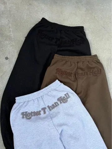 HTH glitter back logo sweat pants