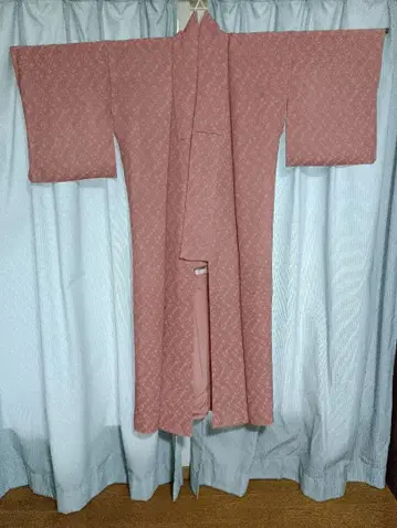 핑크 하나 문양 기모노