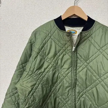 미국 빈티지 의류 퀼팅 빈티지 알루미늄 지퍼 XL 상당 3297