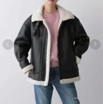 정가 11000엔 로리즈팜 무스탕 보아 자켓