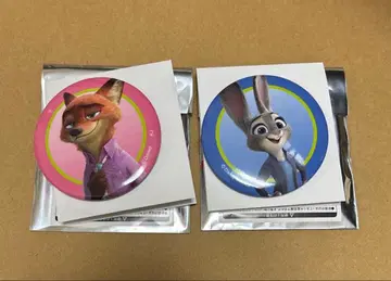 주토피아 2 트레이딩 캔뱃지 닉 주디