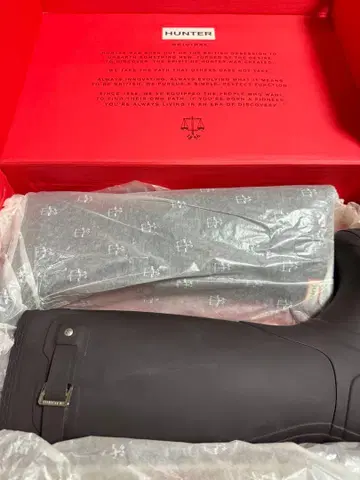 Hunter bitter choc ORG TALL1000RMA 레인부츠