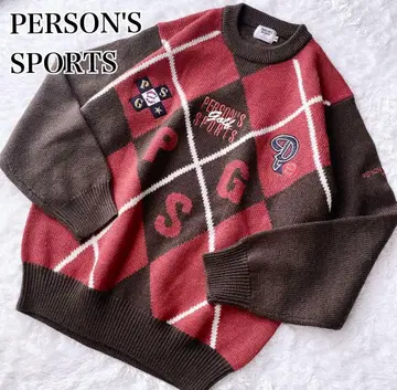 [새상품급] 90s PERSON'S SPORTS 울 100% 빈티지