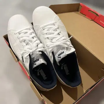 Puma 화이트 스니커즈 28cm 남성용
