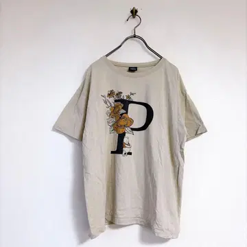 [ Disney ] 디즈니 (L) 반팔 티셔츠 프린트 푸우 캐릭터