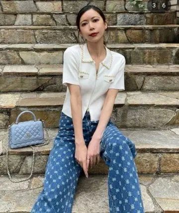 새상품급 로얄 파티 [ F ] 디자인 데님 팬츠