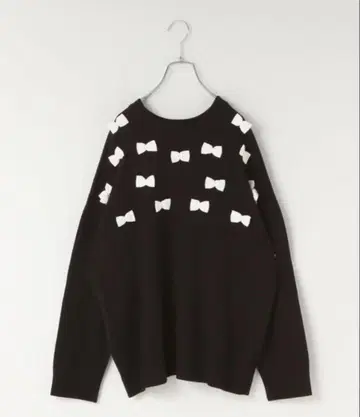 LOWRYS FARM 니트 리본 풀오버