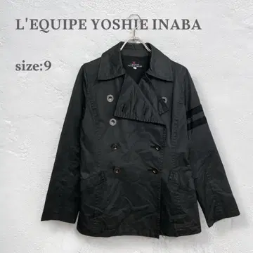 레킵 요시에 이나바 피코트풍 자켓 트렌치코트 캐주얼
