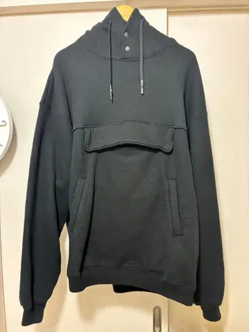 s.f.c PULLOVER HOODIE 블랙 오버 사이즈 후드티