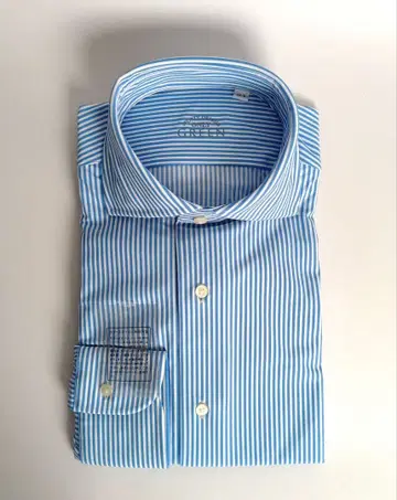 [새상품] ONLY GREEN 초신축 긴팔 셔츠 슬림핏 색스 목둘레 39