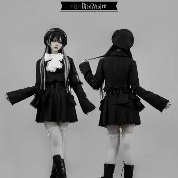 DimMoire 매혹의 백리본 자켓 Black