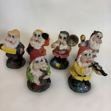 일곱 난쟁이 피규어 6체 세트 악대