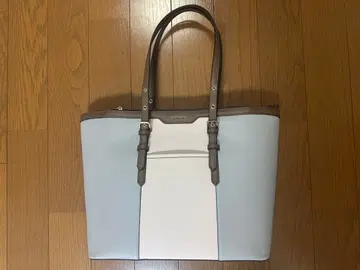 바이컬러 벨트 디자인 A4 토트백