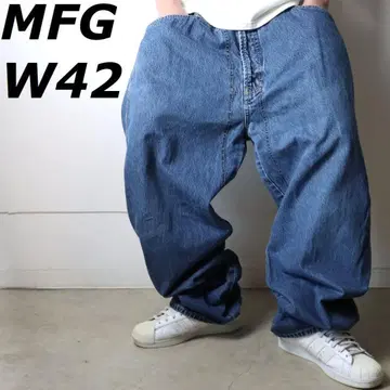 멕시코제 마리테 프랑수아 질보 MFG 데님 와이드 42M