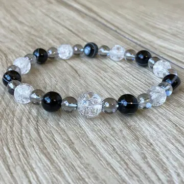 3개의 돌의 파워로 최강 액막이 파워스톤 팔찌 / 천안석, 크랙 수정