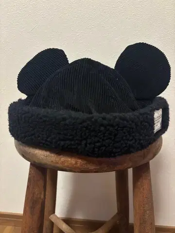 디즈니 미키 보아캡 블랙