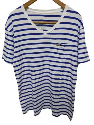 상태 A+ 블루블루의 T셔츠 BlueBlue의 보더셔츠