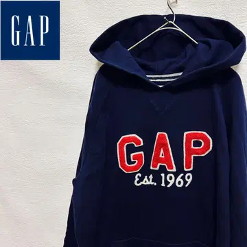 빅 사이즈 ] GAP 갭 네이비 후드 부착 후드티 XL 사이즈