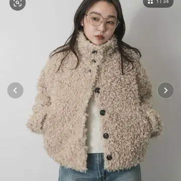 URBAN RESEARCH 푸들 퍼 미들 자켓