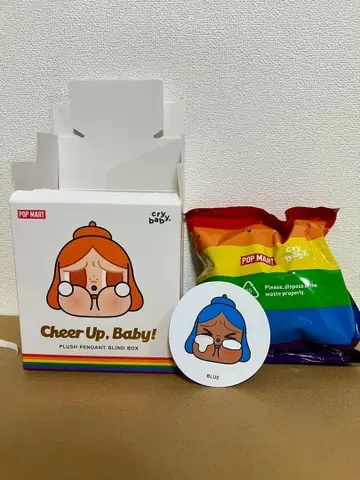 POPMART CRYBABY CHEER UP,BABY!BLUE