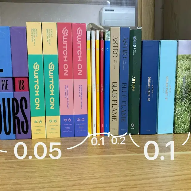 아스트로 개봉앨범 & 응원봉 양도