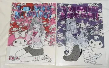 이토 준지 산리오 갸루 토에이 클리어 파일 2종 세트 마이멜로디 쿠로미