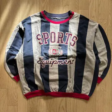 90S 맨투맨 트레이닝복 스트라이프 빈티지 아메카지 빈티지