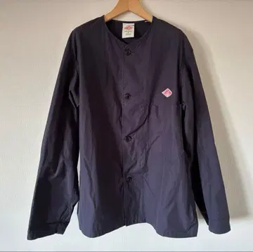 단톤 노카라 워크 자켓 네이비 42