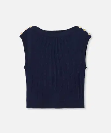 룰루 윌비 플레이팅 립 풀오버 네이비 알아바일