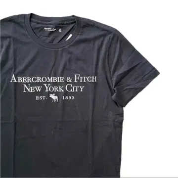 새상품 아바클로 남성용 자수 로고 T셔츠 블랙 사이즈 M