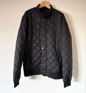 바버 퀼팅 자켓 블랙 M