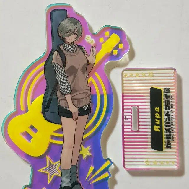 걸즈 밴드 크라이 루파 전시회 한정 오로라 아크릴 스탠드 걸밴크전