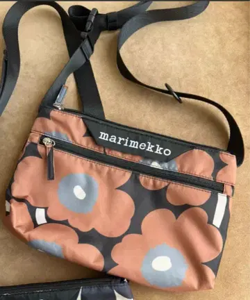 marimekko 플라워 패턴 숄더백