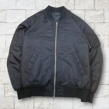 블루종 자켓 짧은 기장 MA-1 블랙 M 사이즈 스트릿