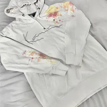 칼카니 Karl Kani 후드티 화이트 잉크 남성용