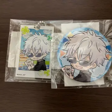 주술회전 마루쿠지 캔뱃지 고죠 Enjoy! Picnic