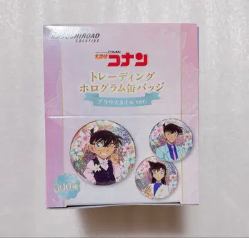 명탐정 코난 홀로그램 캔뱃지 블라우스 스타일 ver.