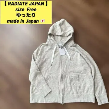미사용 택 포함 [ RADIATE ] 더블 지퍼 후드티 일본제