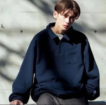 [BONBONSTORE 구매] BENTIDEA 하프 지퍼 풀오버