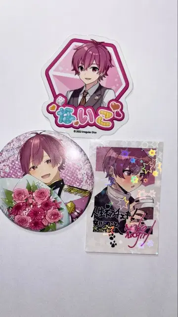 이레이스 나이코 스티커 & 캔뱃지 세트