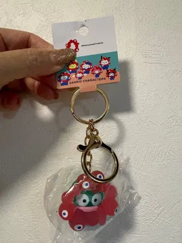 한교동 맥맥 콜라보 입체 마스코트 클리어 컬러 키링