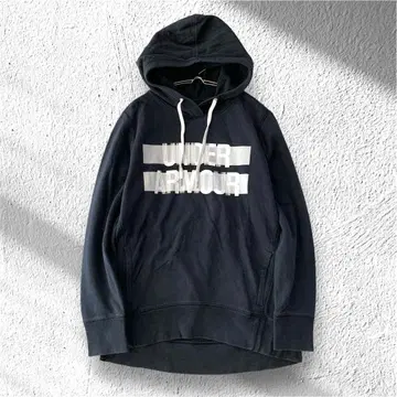 언더아머 후드티 프린트 로고 코튼 혼방 포켓 있음 LG