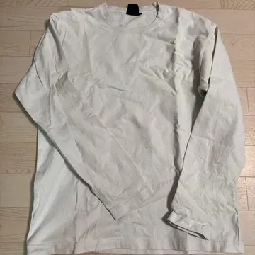 THE NORTH FACE 화이트 긴팔 티셔츠 L