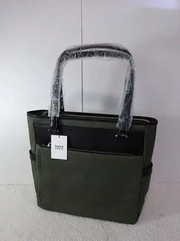 [ 새상품 정품 ] TAKEO KIKUCHI 토트백/카키 31,900원-