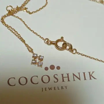 K10 YG 다이아몬드 목걸이