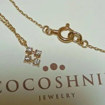 K10 YG 다이아몬드 목걸이