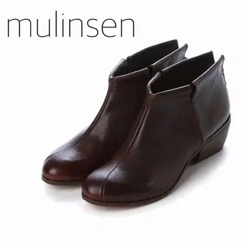 [ mulinsen ] 무린센 리얼 가죽 숏부츠
