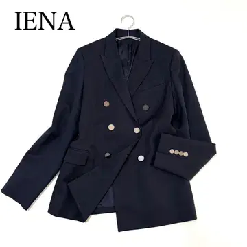 [ 이에나 ] 더블 브레스트 자켓 23AW 네이비 S 사이즈 네이비